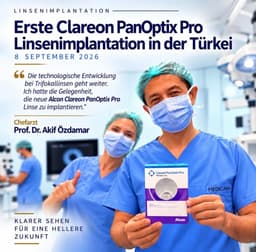 First Clareon PanOptix Pro lens implantation in Turkey – Prof. Dr. Akif Özdamar