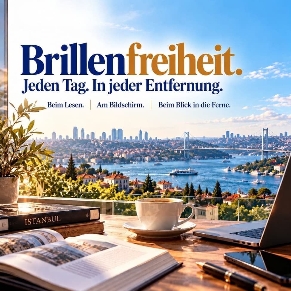 Brillenfreiheit – Jeden Tag. In jeder Entfernung. Vision OP Istanbul
