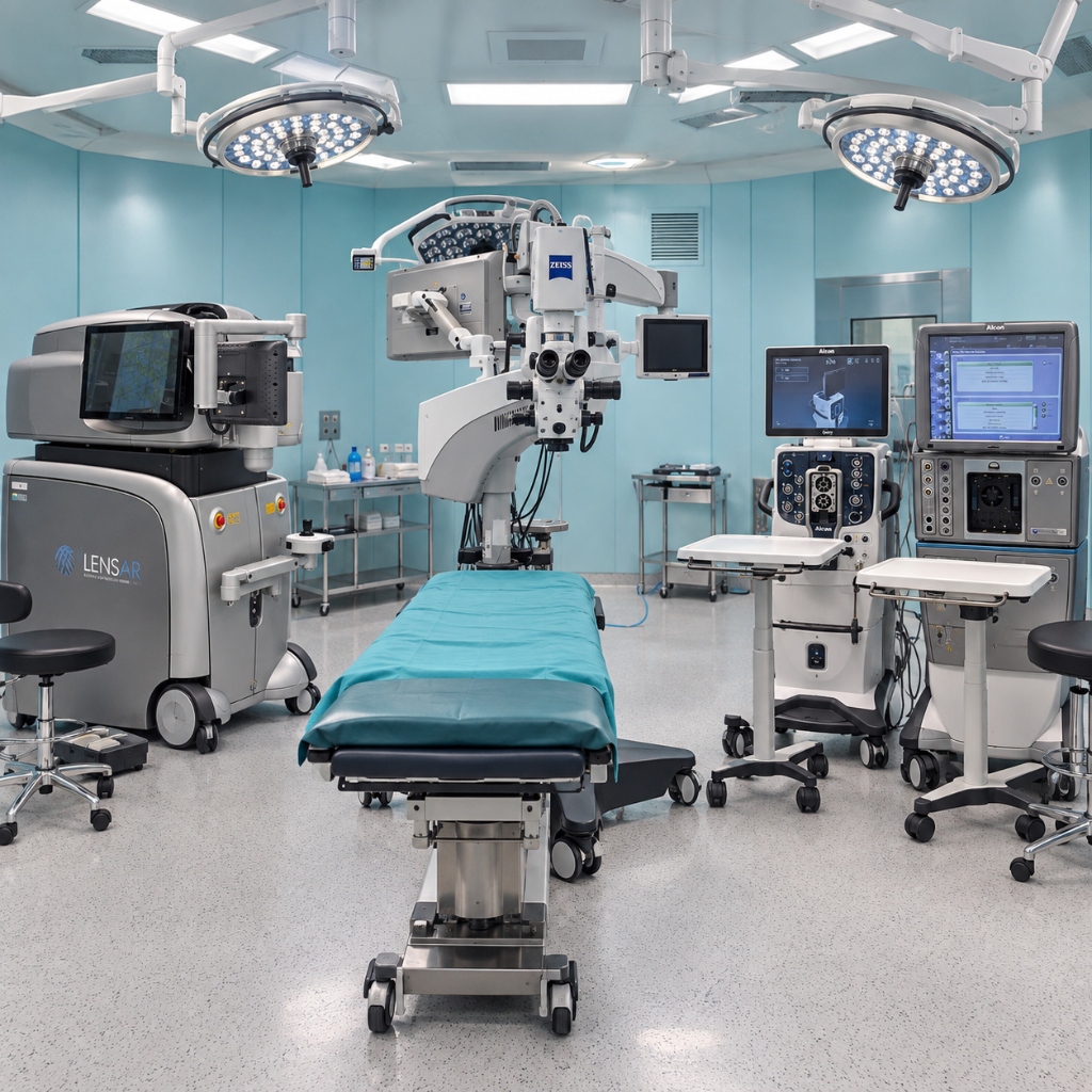 High-End OP-Saal und Hightech-Medizintechnik in der Medicana Ataköy Augenklinik