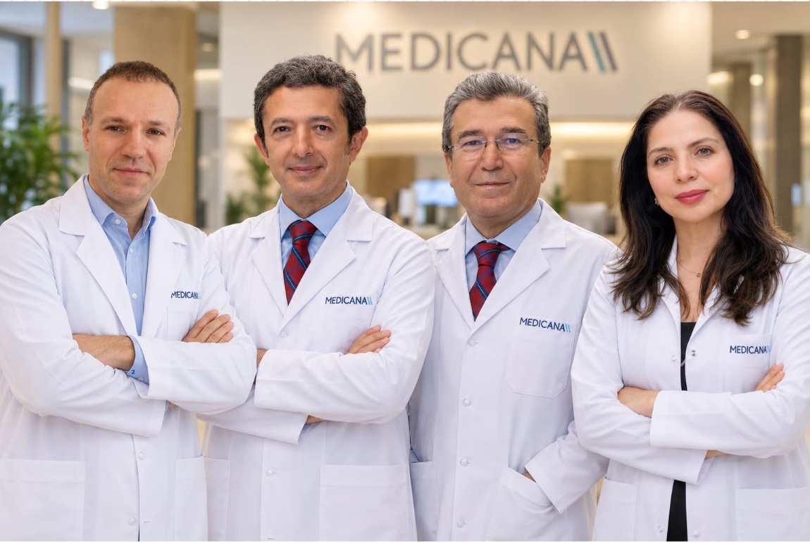 Das Ärzteteam der Medicana Ataköy Augenklinik