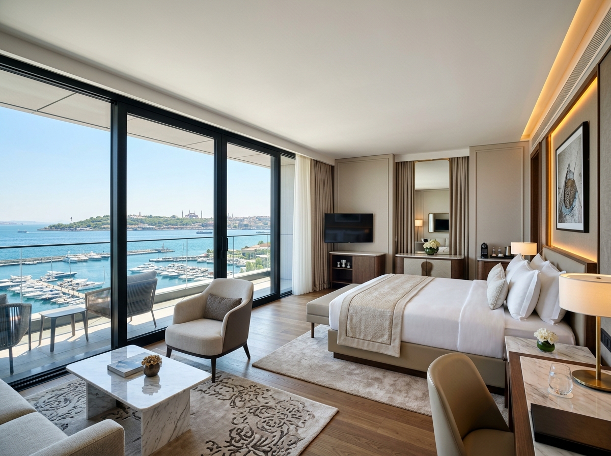 4- bis 5-Sterne-Partnerhotel in Kliniknähe nahe der Ataköy Marina